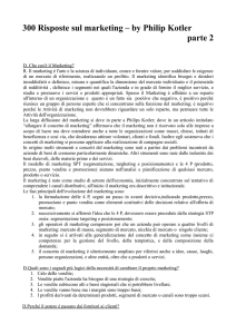 300 Risposte sul marketing – by Philip Kotler parte 2