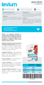 LEVIUM è un integratore alimentare in comode tavolette