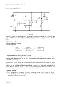 Interruttore Crepuscolare Fotoresistenza LDR (Light Dependent