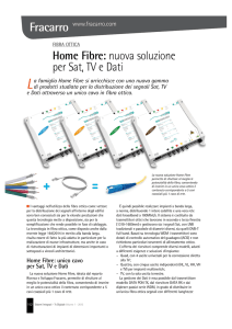 Home Fibre: nuova soluzione per Sat, TV e Dati