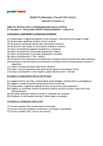consolidamento - livello orientativo A2