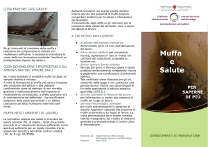 Muffa e salute - Per saperne di più