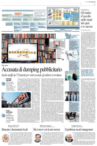 Accusata di dumping pubblicitario