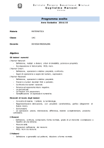 Programma svolto