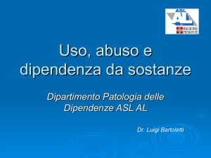Uso, abuso e dipendenza da sostanze