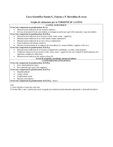 Latino - Versione - Liceo Falcone Borsellino