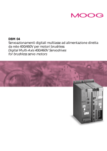 DBM 04 Servoazionamenti digitali multiasse ad alimentazione