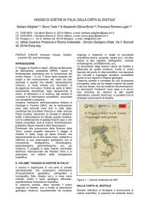 viaggio di goethe in italia: dalla carta al digitale