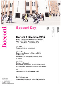 Bocconi Day - Liceo Anco Marzio