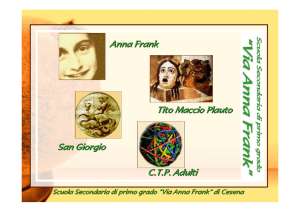 4 Via Anna Frank -Progetto Macramè