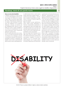 Handicap, storia di una parola morta