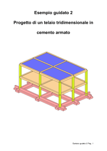 Esercitazioni di progettazione con PRO_SAP dall`imput alla