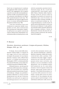 Ricordare, dimenticare, perdonare. L` enigma del passato