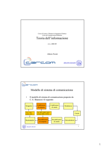 Teoria dell`informazione