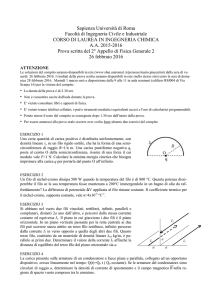 Sapienza Università di Roma Facoltà di Ingegneria Civile e