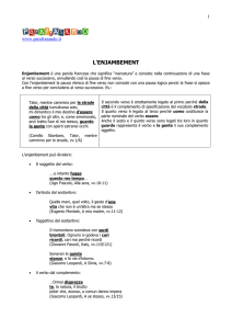l`enjambement - parafrasando