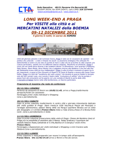 Praga e i Mercatini di Natale - CTA