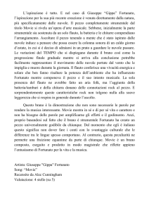 L`ispirazione è tutto. E nel caso di Giuseppe “Gippa” Fortunato, l