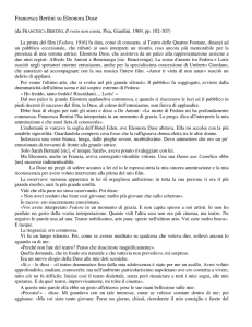 Francesca Bertini su Eleonora Duse