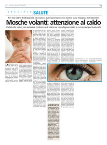 Nei mesi estivi disidratazione ed eccessiva sudorazione possono