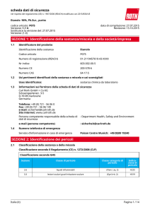 Scheda Dati di Sicurezza: Etanolo