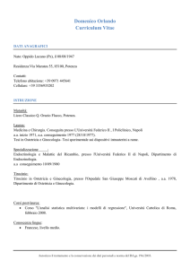 Modello cv - Ospedale San Carlo