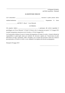 Gemellaggio tra Liceo Musicale