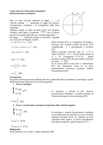 Come ricavare l`espressione matematica dell`accelerazione