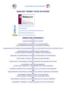 qualche mossa vincente in ms access