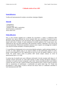 Collaudo statico di un ADC