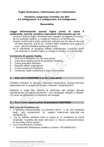 Foglio illustrativo: informazioni per l`utilizzatore Fisiotens compresse