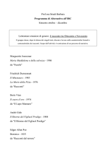 Prof.ssa Stradi Barbara Programma di Alternativa all