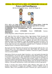 ONDA INCANTATA DEL GUERRIERO GIALLO Potere dell