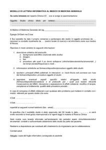 modello lettera MMG