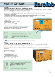 MODULI DI CONTROLLO