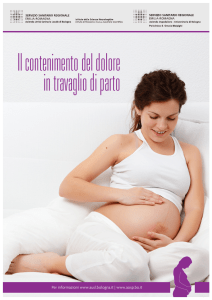 Il contenimento del dolore in travaglio di parto