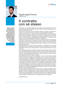 Il contratto con sé stesso
