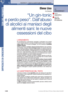 "Un gin-tonic e perdo peso".
