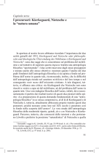 I precursori: Kierkegaard, Nietzsche e la “natura umana”