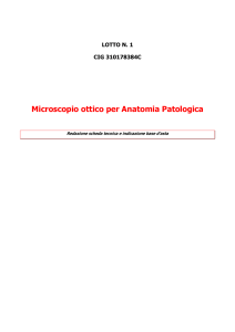 Microscopio ottico per Anatomia Patologica