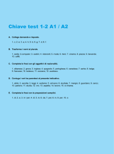 Chiavi degli esercizi