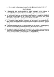 programma cellule staminali