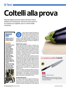 Coltelli alla prova
