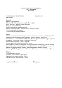 I SU C - Liceo Colombini