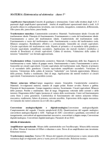 MATERIA: Elettrotecnica ed elettronica classe 5^