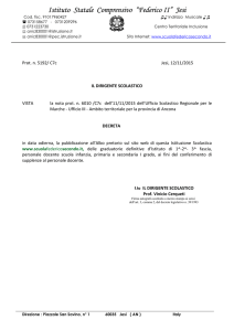 decreto pubblicazione graduatorie docenti