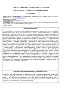 geografia fisica con elementi di cartografia - r.raffi
