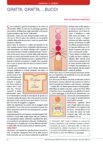 GRATTA, GRATTA….BUCO! - Associazione Bambini Cri du chat