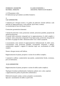 INDIRIZZO: GEOMETRI CLASSE II SEZIONE A MATERIA: DISEGNO