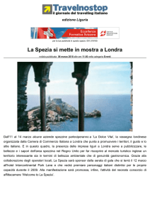 La Spezia si mette in mostra a Londra